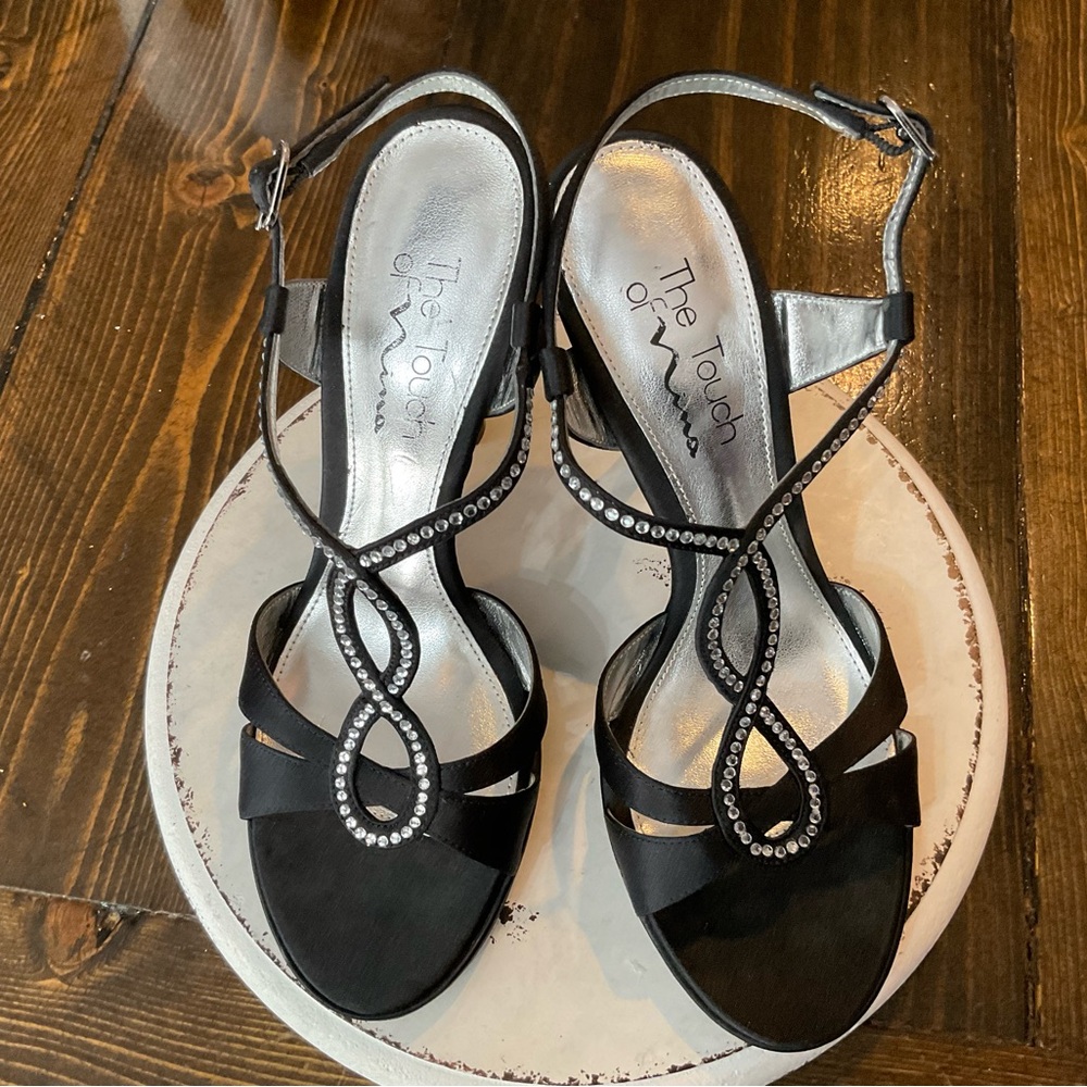 Touch of Nina Black Sandals